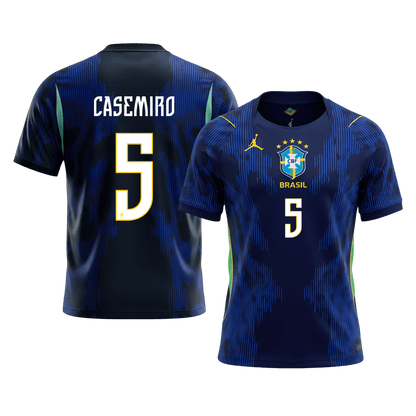 CASEMIRO #5 Brazil Away Soccer Jersey 2026