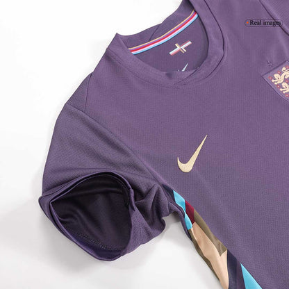 Kids England Away Soccer Kit 2024 Euro Cup Jersey