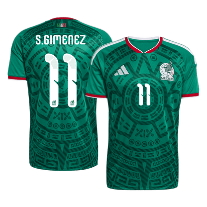S.GIMENEZ #11 Mexico Home Soccer Jersey 2026