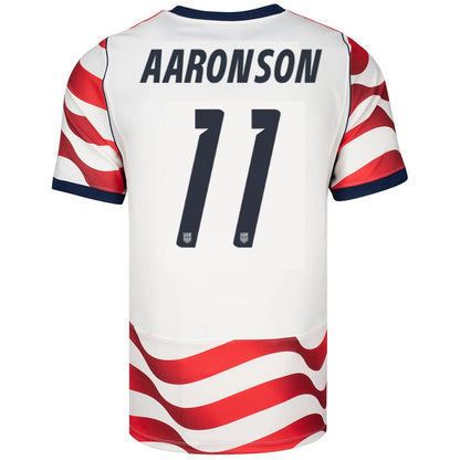 Aaronson #11 USMNT Home 2026 World Cup Jersey