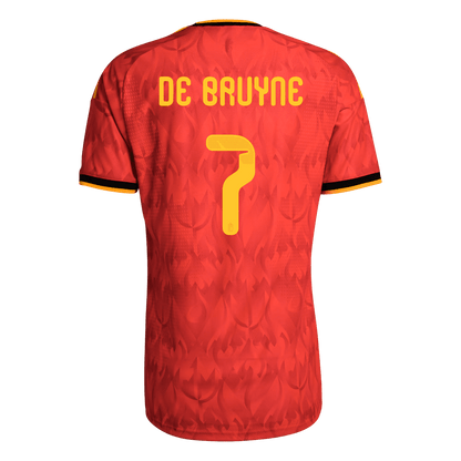 DE BRUYNE #7 Belgium Home Soccer Jersey 2026 Player Version