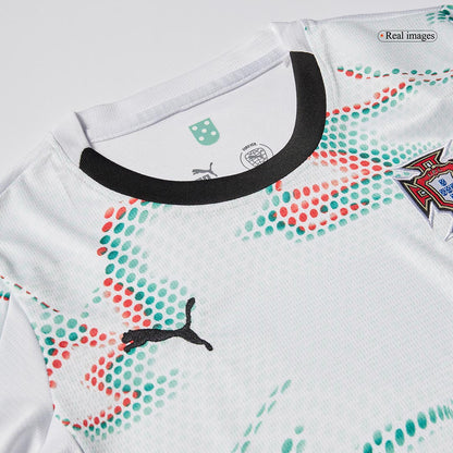 Kids Portugal Away Soccer Kit 25