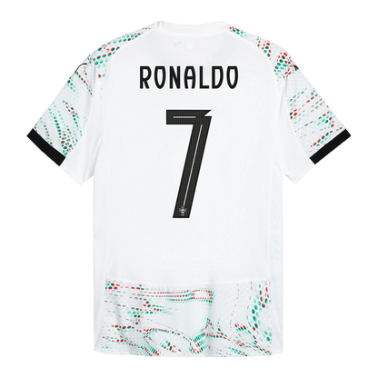 Authentic RONALDO #7 Portugal Away Soccer Jersey 2025