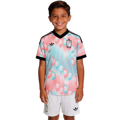 Kids Belgium Away Soccer Kit 2026 World Cup Jersey