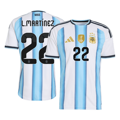 L.MARTÍNEZ #22 Argentina Home Soccer Jersey 2026 Player Version