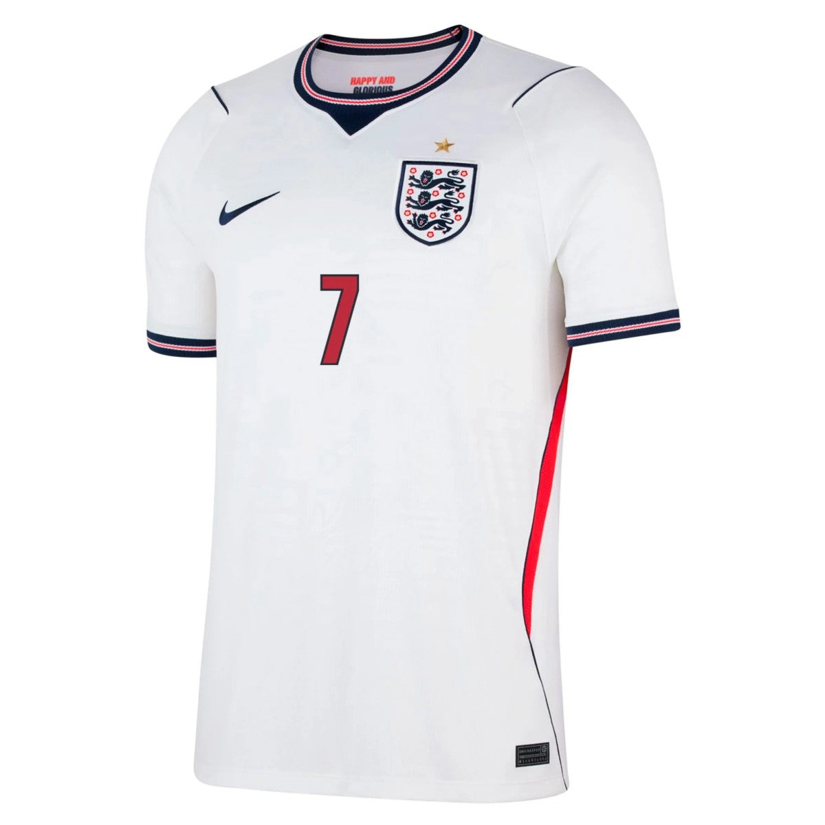 Saka #7 England Home 2026 World Cup Jersey
