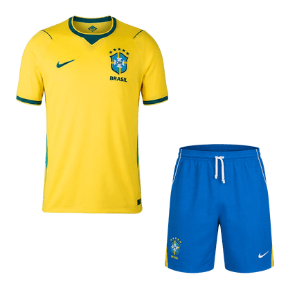Brazil Home Soccer Jersey Kit(Jersey+Shorts) 2026