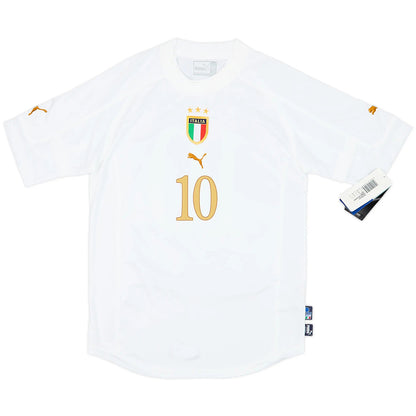 TOTTI #10 Retro Italy Away Jersey 2004 Euro Cup Jersey