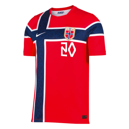 NUSA #20 Norway Home Soccer Jersey 2026