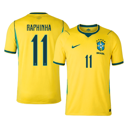 RAPHINHA #11 Brazil Home Soccer Jersey 2026