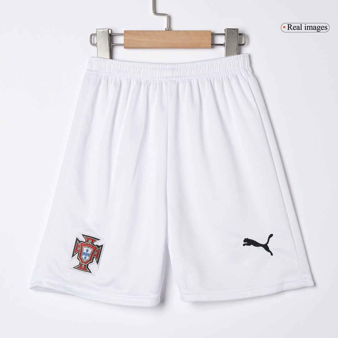 Kids Portugal Away Soccer Kit 25