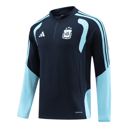 Argentina Zipper Sweatshirt Soccer Kit (Top + Pants) Navy 2026