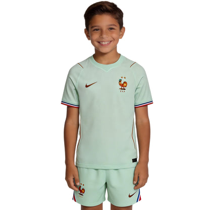 Kids France Away Soccer Kit 2026 World Cup Jersey