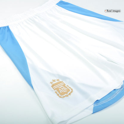 Argentina Home Soccer Shorts Copa America