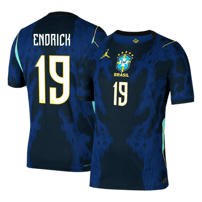 ENDRICK #19 Brazil Away Soccer Jersey 2026 Player Version