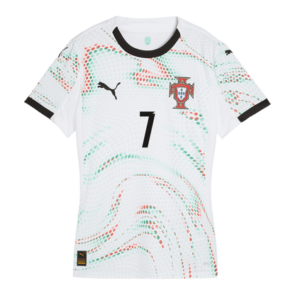 Women's RONALDO #7 Portugal Away Soccer Jersey 2025