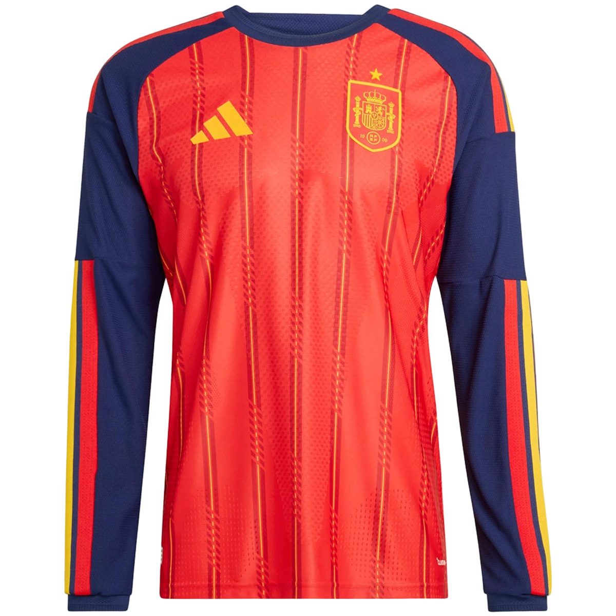[Authentic] Spain Home Long Sleeve 2026 World Cup Jersey