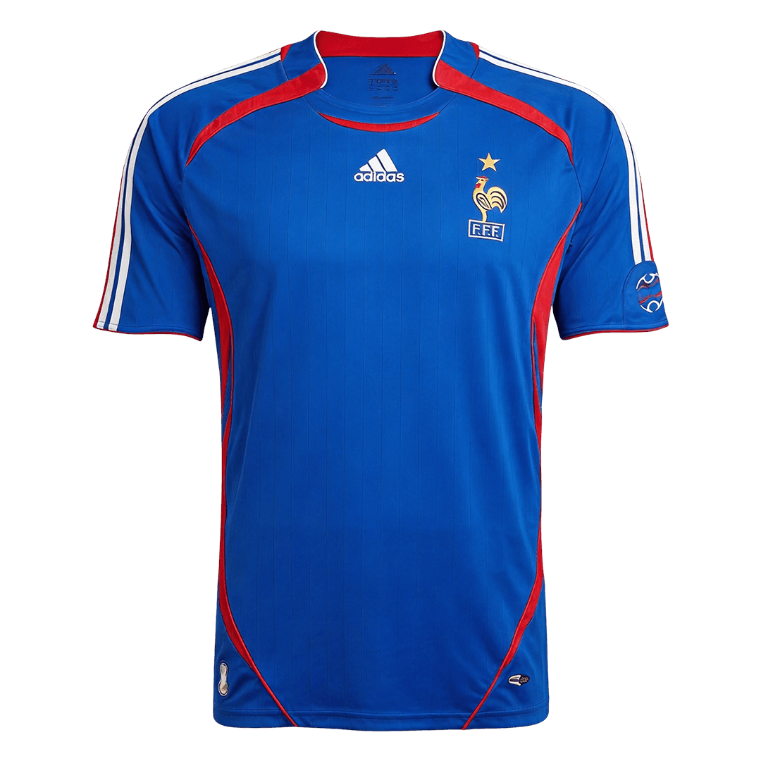 Retro 2006 France Home Soccer Jersey