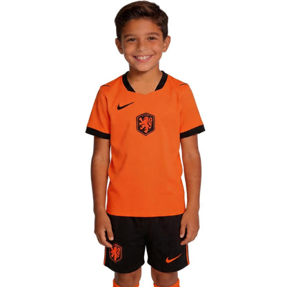 Kids Netherlands Home Soccer Kit 2026 World Cup Jersey
