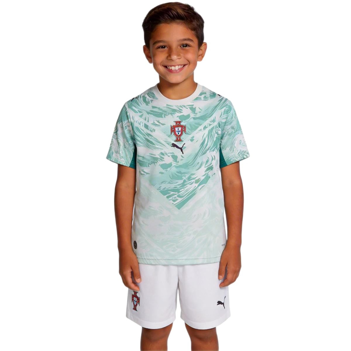 Kids Portugal Away Soccer Kit 2026 World Cup Jersey