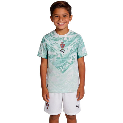 Kids Portugal Away Soccer Kit 2026 World Cup Jersey