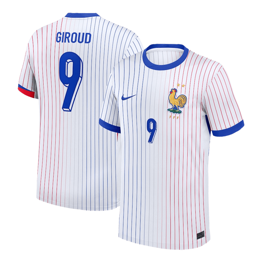 GIROUD #9 France Away Soccer Jersey Euro