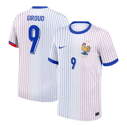 GIROUD #9 France Away Soccer Jersey Euro