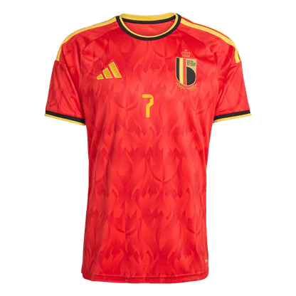 DE BRUYNE #7 Belgium Home Soccer Jersey 2026