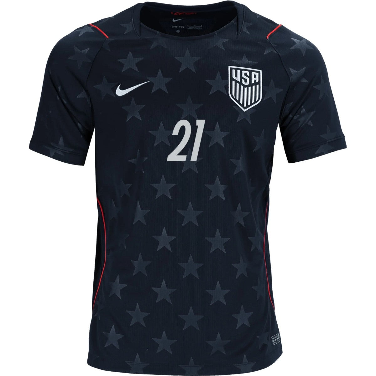 Weah #21 USMNT Away 2026 World Cup Jersey