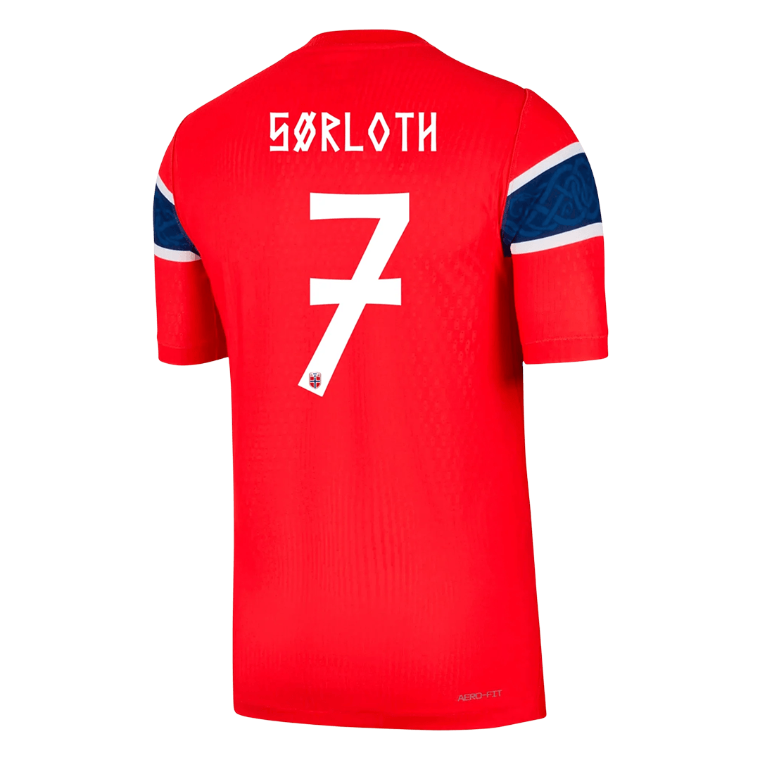 SØRLOTH #7 Norway Home Soccer Jersey 2026 Player Version