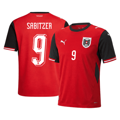 SABITZER #9 Austria Home 2026 World Cup Jersey