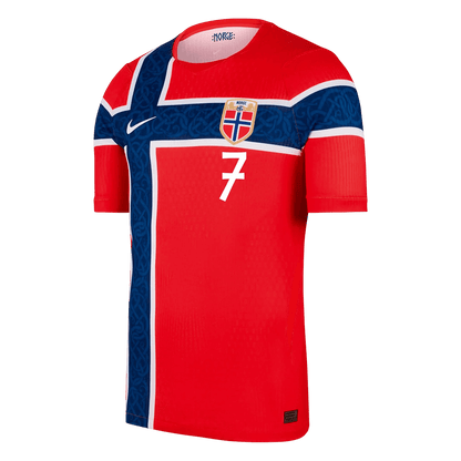 SØRLOTH #7 Norway Home Soccer Jersey 2026 Player Version