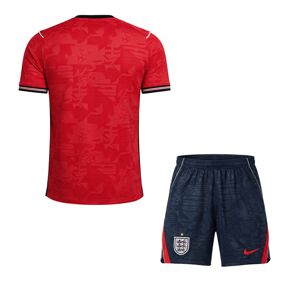England Away Soccer Jersey Kit(Jersey+Shorts) 2026