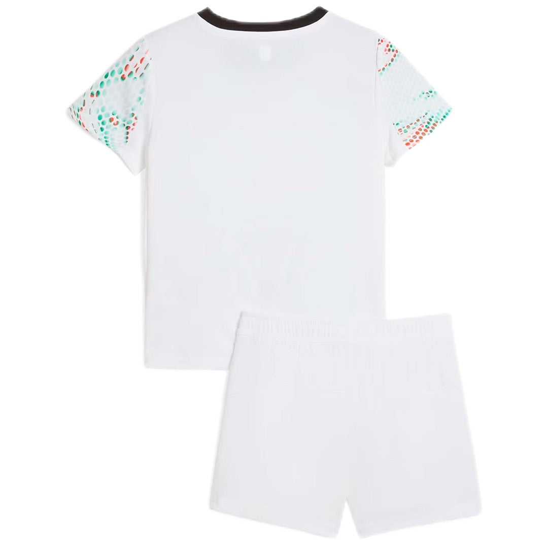 Kids Portugal Away Soccer Kit 25