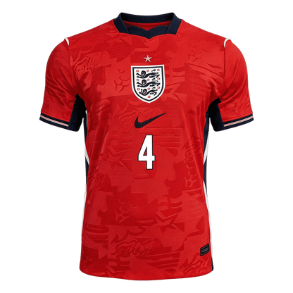 RICE #4 England Away Soccer Jersey 2026