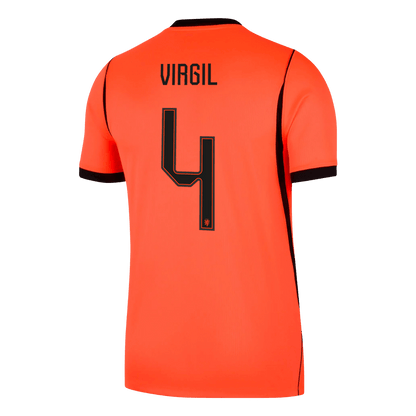 VIRGIL #4 Netherlands Home Soccer Jersey 2026