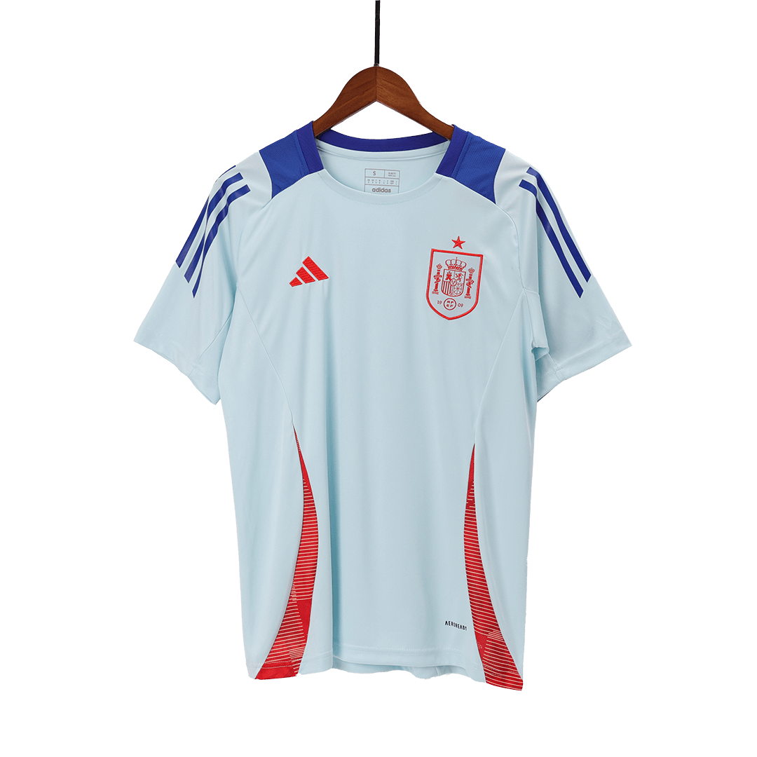 Spain Pre-Match Training Soccer Jersey Euro