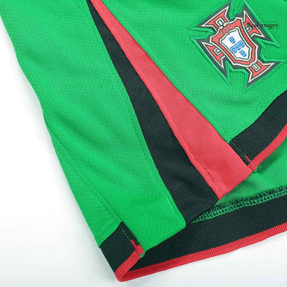 Portugal Home Soccer Shorts Euro
