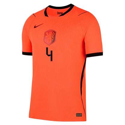 [Authentic] VIRGIL #4 Netherlands Home 2026 World Cup Jersey