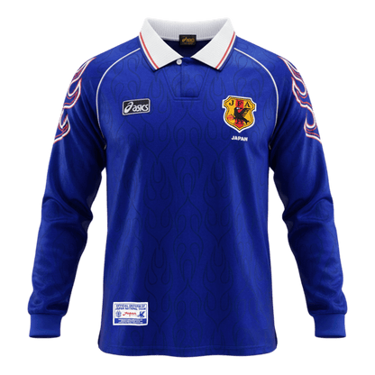 Retro 1998 Japan Home Long Sleeve Soccer Jersey