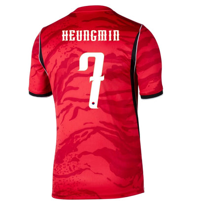HEUNGMIN #7 South Korea Home 2026 World Cup Jersey