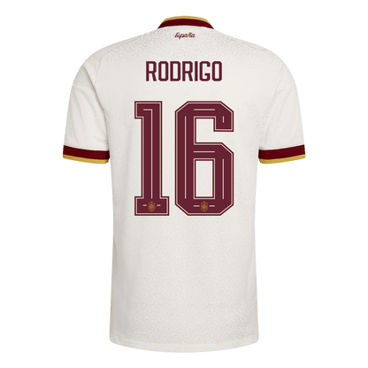 RODRIGO #16 Spain Away Soccer Jersey 2026 Player Version
