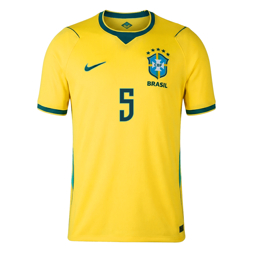 CASEMIRO #5 Brazil Home Soccer Jersey 2026