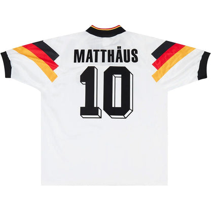 MATTHAUS #10 Retro Germany Home Jersey 1992