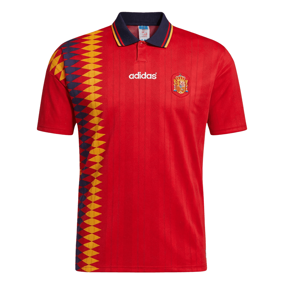 Retro 1994 Spain Home Soccer Jersey