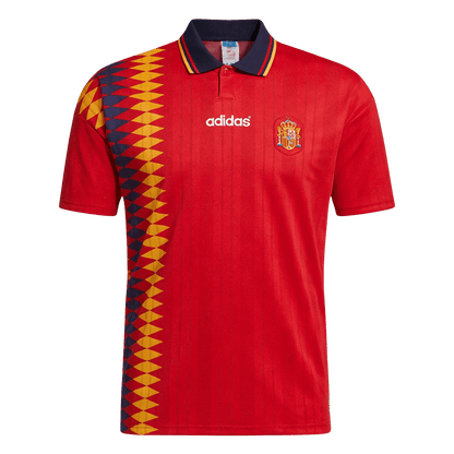 Retro 1994 Spain Home Soccer Jersey