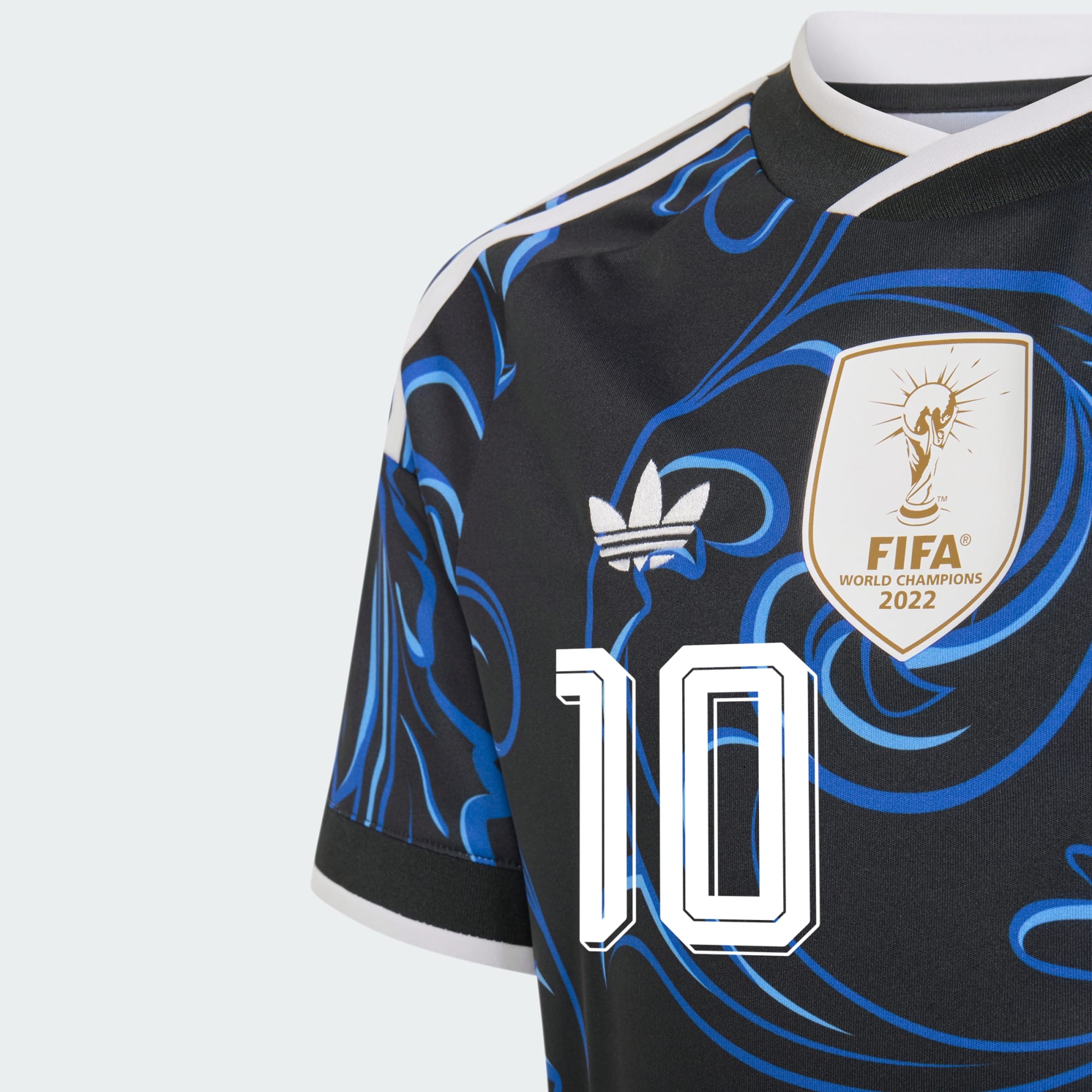 Argentina 26 Away Messi Kids Jersey