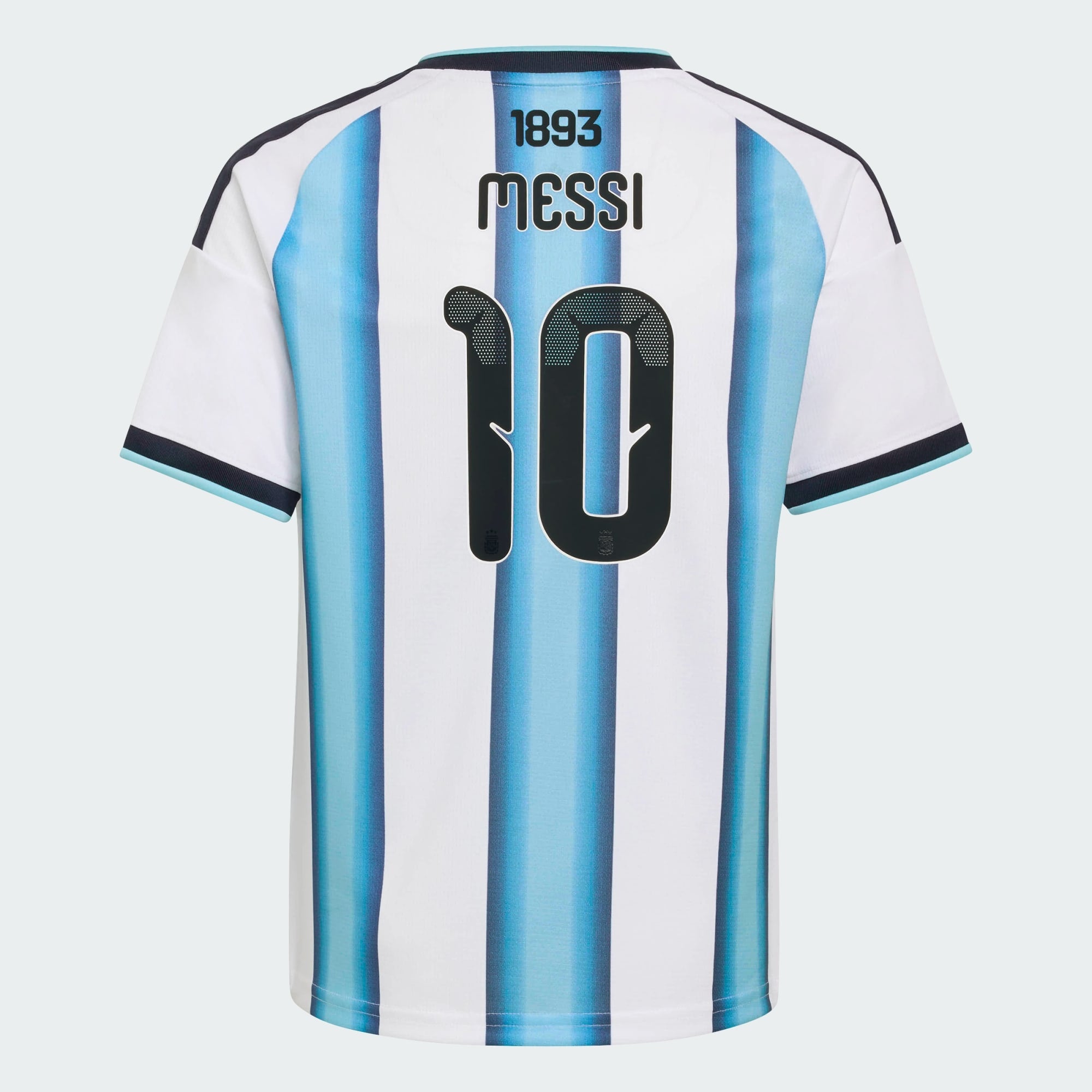 Argentina 26 Home Messi Kids Jersey