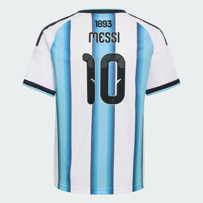 Argentina 26 Home Messi Kids Jersey