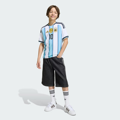 Argentina 26 Home Messi Kids Jersey